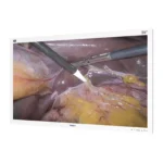 Camjoy CK0 55-inch white 4K surgical monitor perspective view